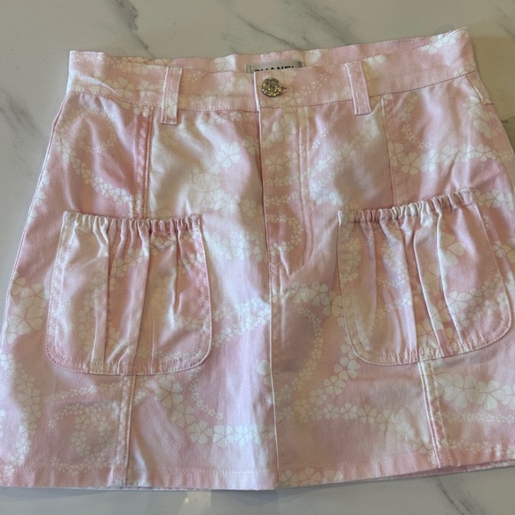 CHANEL Pink and White Mini Skirt - Picture 1 of 5